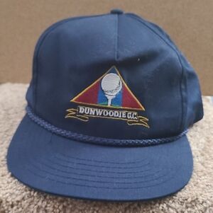 Vintage Dunwoodie G.C. Navy Golf Hat Yonkers New York